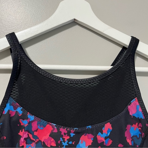 Lululemon Clip-In Long Line Bra Dandy Digie Multi Black Rare - Picture 8 of 16